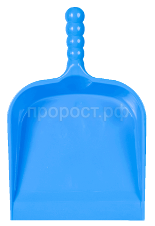 Совок с резной ручкой голубой 12002