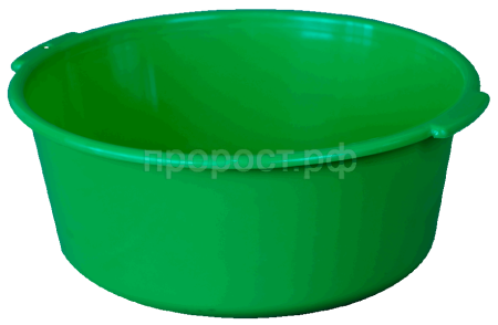 Таз 12л с ручками зеленый 03004