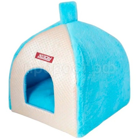 Лежанка Домик Виг-Вам (жемчуг) №2 голубой/00425-7/4/Ксоди