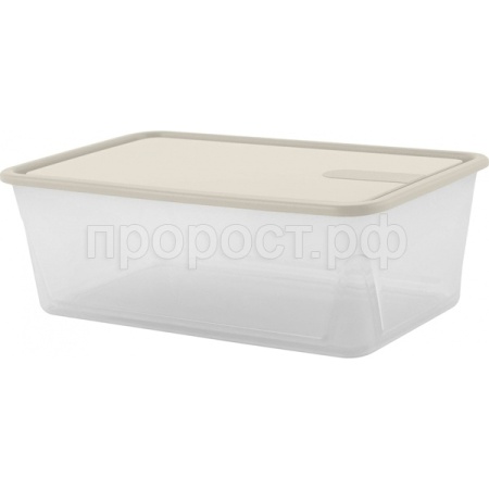 Контейнер д/пищ.прод. 1,6л Sugar&Spice Honey прямоугол. белый зефир SE1105 /14шт/ПР 