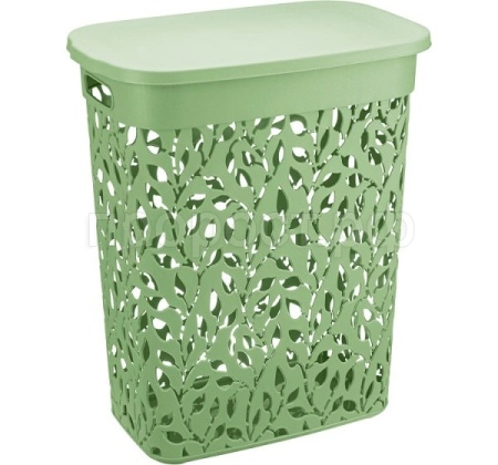 Корзина д/белья 35л ФЛОРА мята М2620 /5шт/М-пласт Корзина д/белья 35л ФЛОРА мята М2620 /5шт/М-пласт