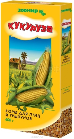 Корм для птиц и грызунов Кукуруза 400гр