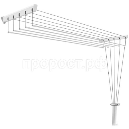 Сушилка д/белья настенная Березка 1,4м (5нитий) SNP140 Сушилка д/белья настенная Березка 1,4м (5нитий) SNP140