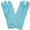 Перчатки хозяйственные латексные опудренные S мята 87595 /12шт/