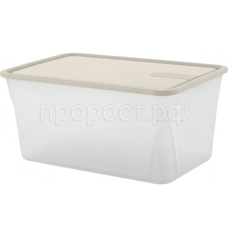 Контейнер д/продуктов 0,9л Sugar&Spice Honey прямоугол. белый зефир SE1103 /20шт/ПР 