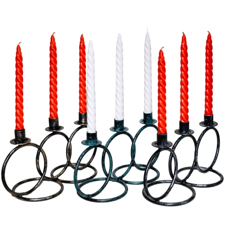 ДЕКОР Подсвечник Кольцо 3 свечи антик зеленый РЗДИ/1шт ДЕКОР Подсвечник Кольцо 3 свечи антик зеленый РЗДИ/1шт