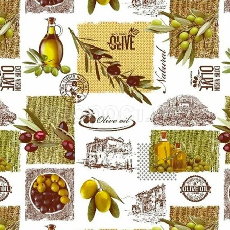 Клеенка столовая "МАЖОР" нетканная основа с ПВХ покрытием рулон 1,35м*20м (578/2) /Колорит