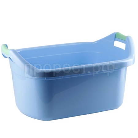 Таз 40л V=46л овальный голубой   Таз 40л V=46л овальный голубой