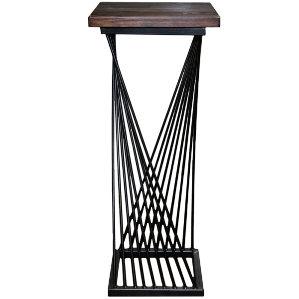 Подставка ЛОФТ на 1 гор Грация черная РЗДИ