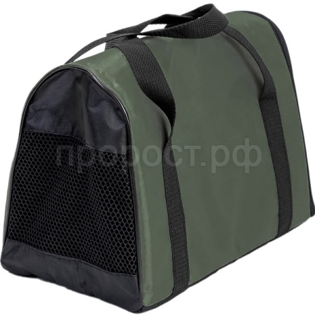 Сумка переноска ЧИП Туннель №0 нейлон с сетчатым окном 33*18*21см зеленая/9005зел/Дарэлл